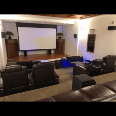 Seatcraft Diamante Gray Row of 3 Theater Seats