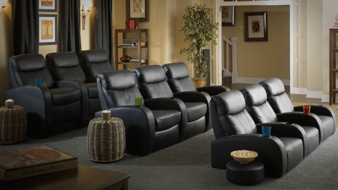 Seatcraft Rialto Tiered Home Theater Seating