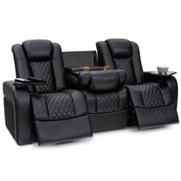 Seatcraft home 2025 theater seating leather