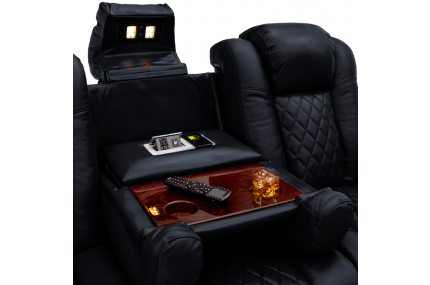 Seatcraft Euphoria Heat & Massage Multimedia Sofa