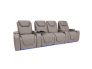 Muse Gray Row of 4 with Loveseat