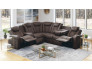 Seatcraft Carlsbad Brown Media Room Sectional