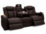 Seatcraft Cavalry Media Room Sofa in Brown
