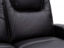 Seatcraft Colosseum Sofa Top Grain Leather in Black