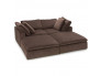 Brown Heavenly 4-Piece Sofa