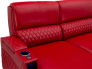 Seatcraft Solarium Custom Made Luxury Leather Sofa 