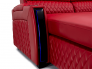 Seatcraft Solarium Custom Made Luxury Leather Sofa 