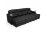 Home Theater Sectional Chaise Ottoman Sofa