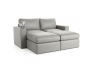 Wilshire Media Lounge 4 Piece with Ottomans