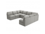 Wilshire U-Sectional 8 Piece Angled View