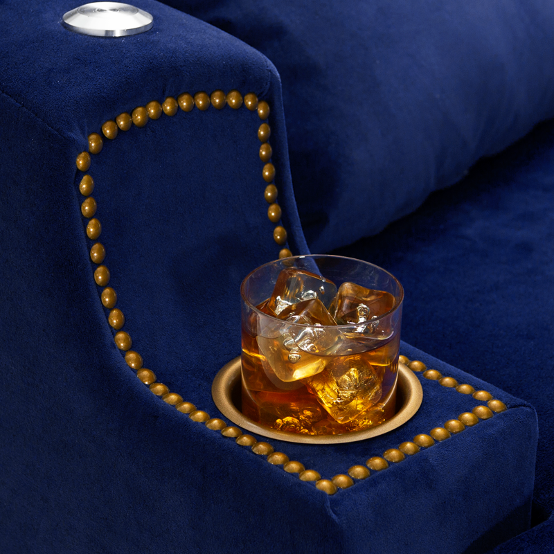 Cupholders & Nailheads Included