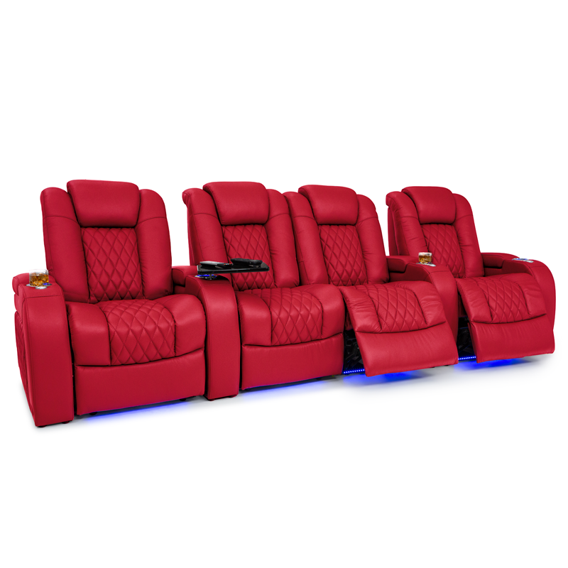 Seatcraft Diamante Leather Home Theater Seating
