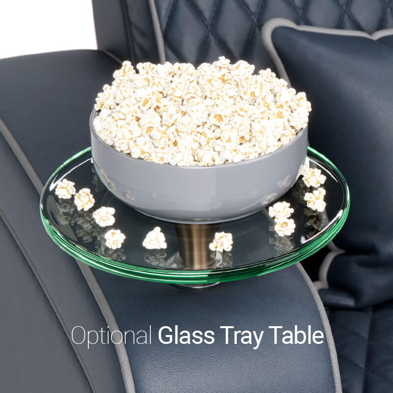Haven Round Glass Optional Tray Table