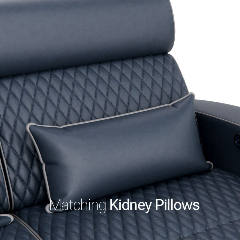 Leather Haven Kidney Accent Pillow