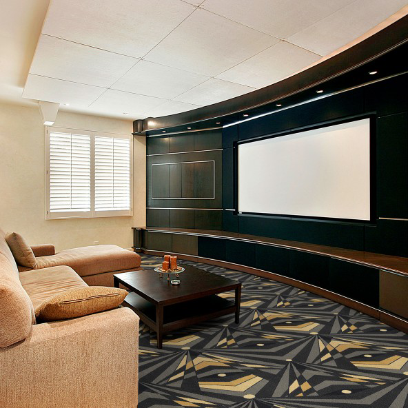 Joy Deco Strobe Home Theater Carpet