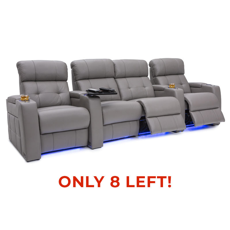 Kodiak Gray Row of 4 Middle Loveseat