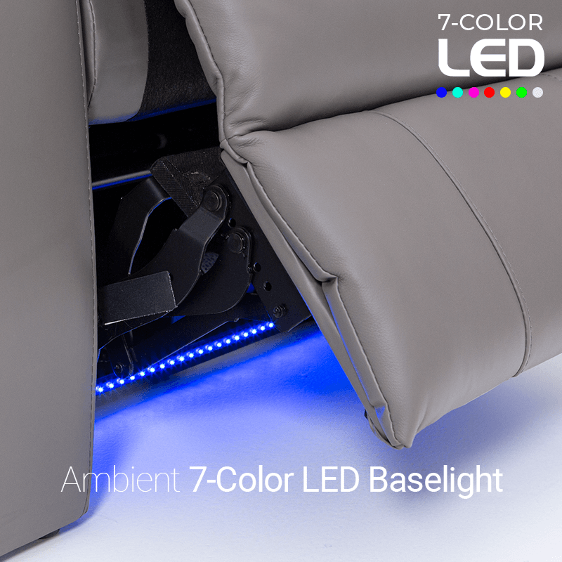 Seatcraft Kodiak CoolZeroᵀᴹ Home Theater Seating including 7 Color LED Baselight
