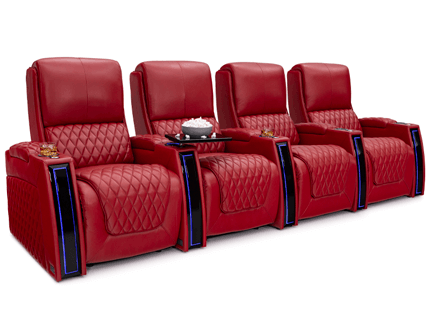 Red Home Theater Seats
