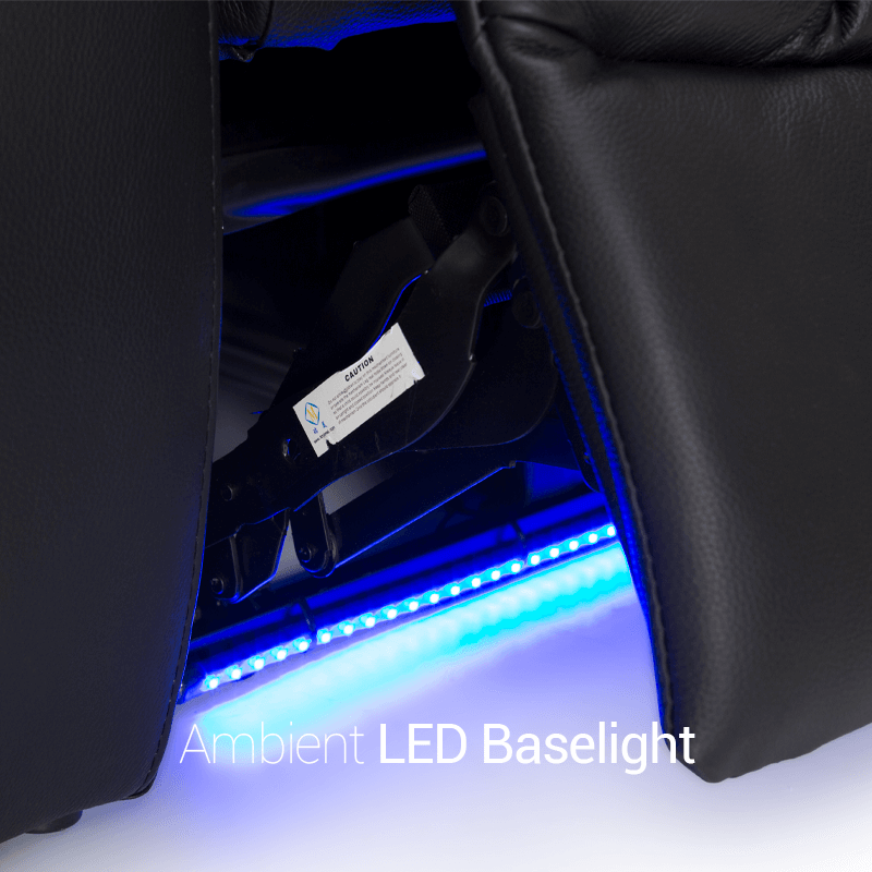 Home Theater Seats with Base Lighting Diamante