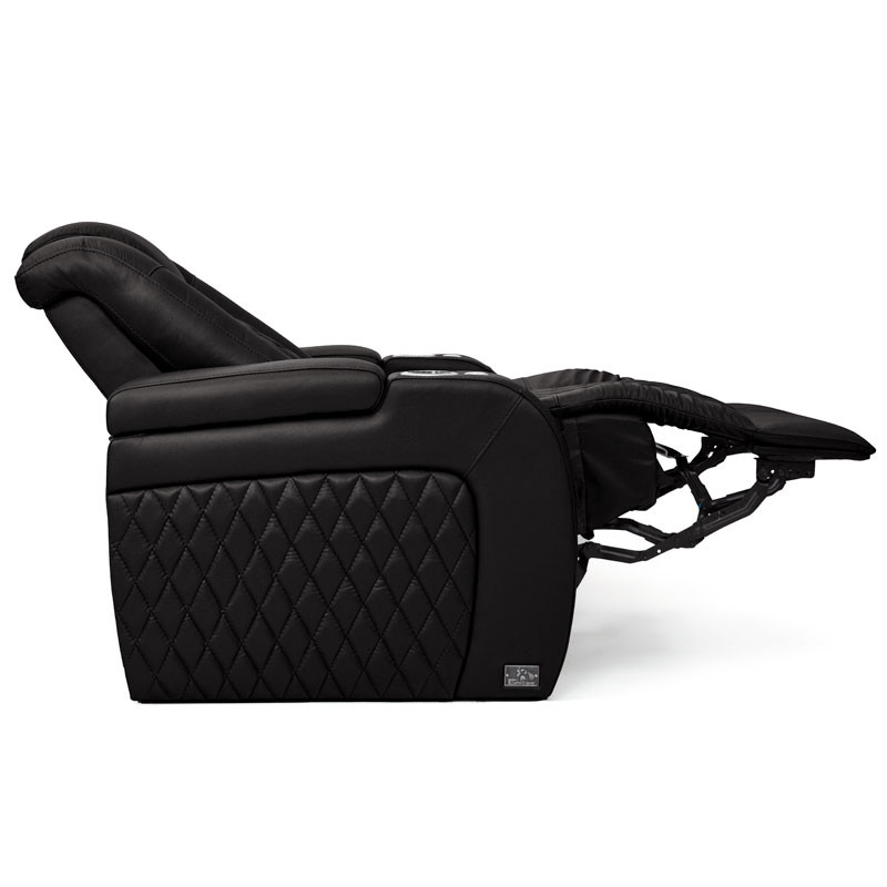 Diamond Stictched Power Recline Home Theater Chair