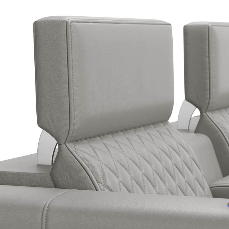 Flip-Up Powered Headrest