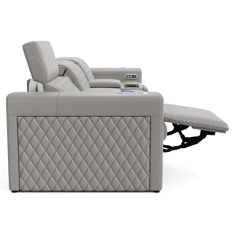 Home Theater Seating in Full Recline