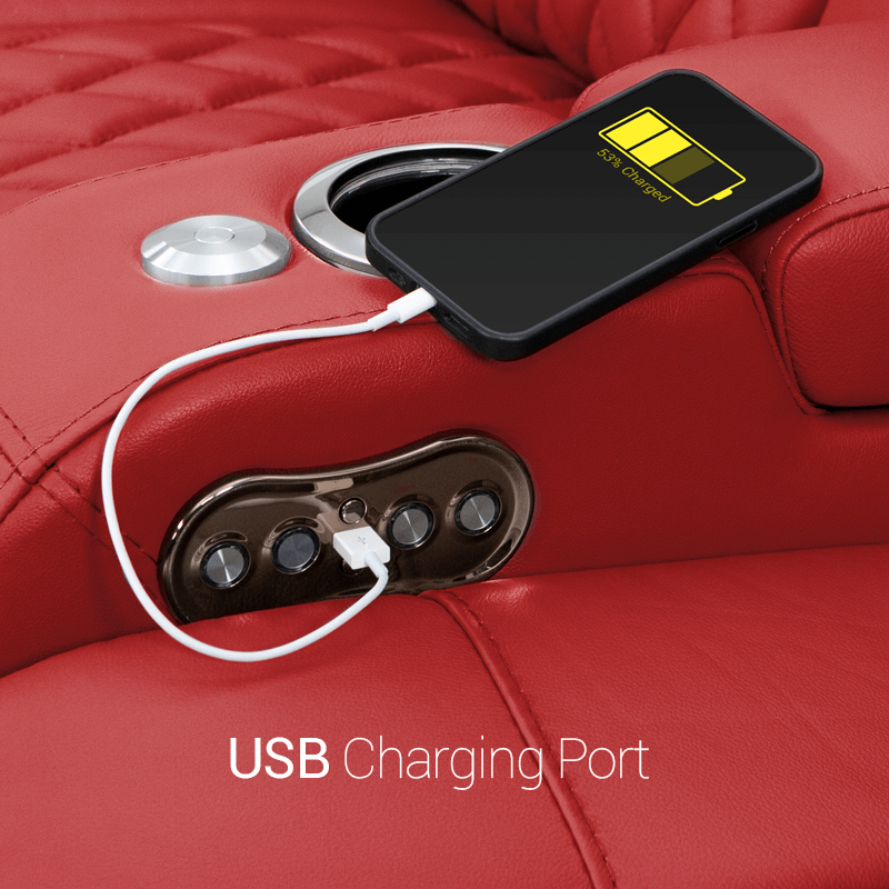 Diamante USB Port charging