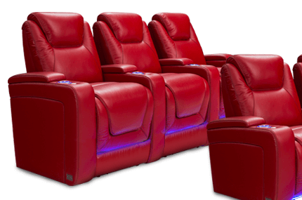 Equinox Leather BACKROW Theater Seating®