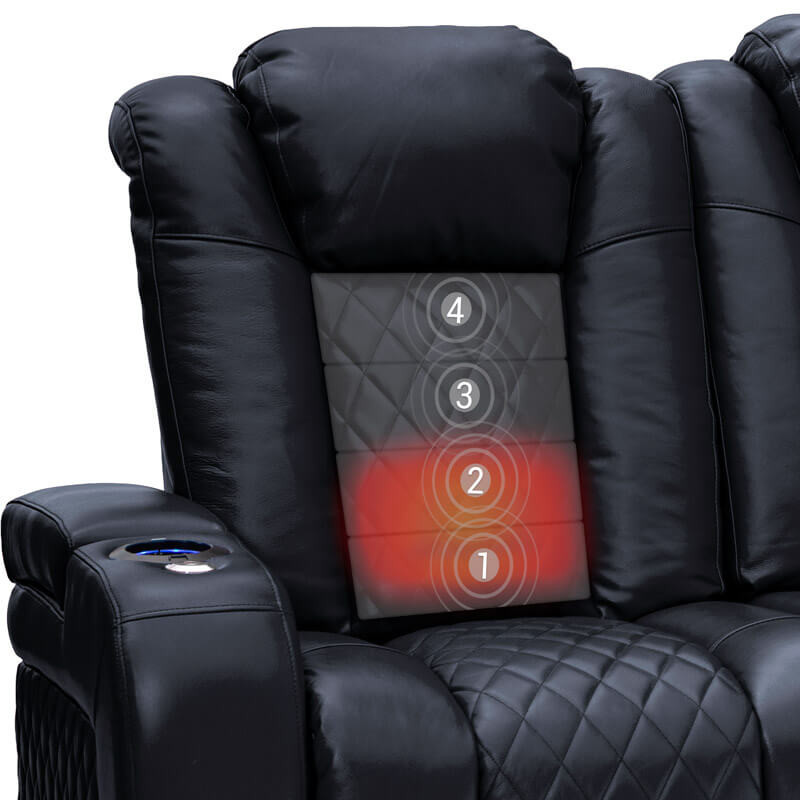 Heating & Massage Zones for Seatcraft Euphoria Sofa