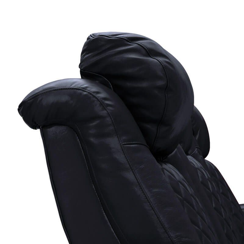 Adjustable Headrest on the Euphoria Sofa