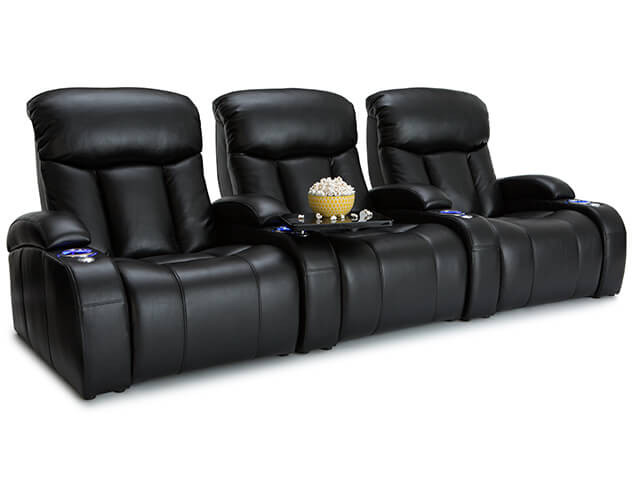 Seatcraft Grenada Leather FRONTROW Theater Seating® Home Theater Seating