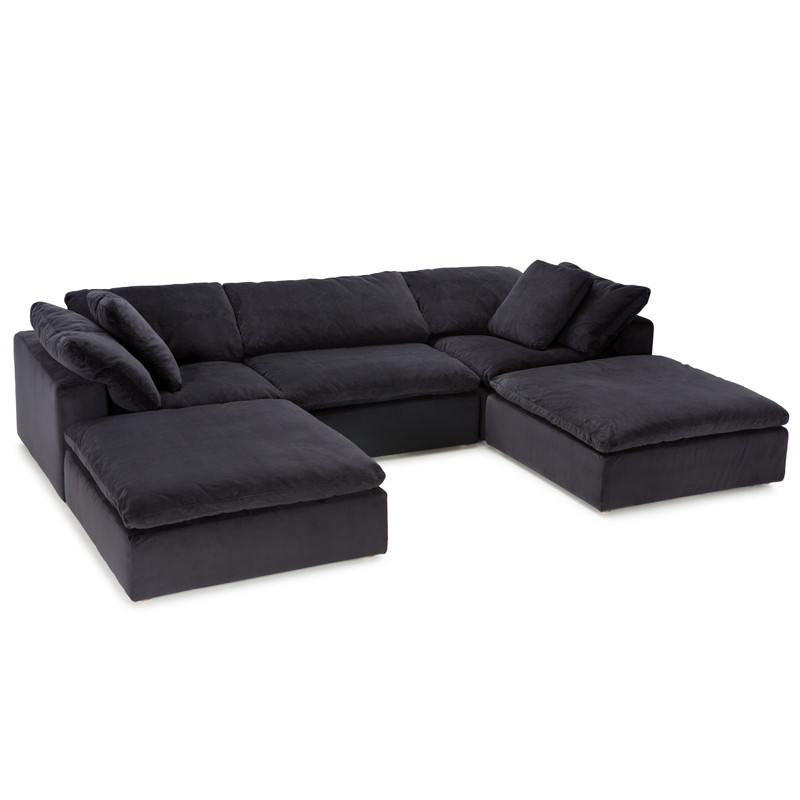 Heavenly black sofa