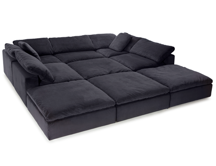 Seatcraft Heavenly Media Lounge U-Sectional Pit