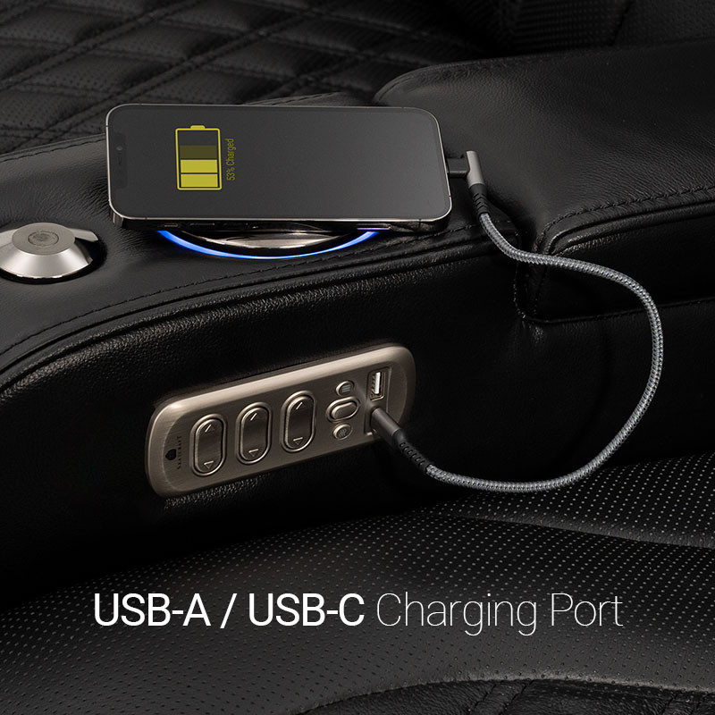 Seatcraft Luminis USB-A/USB-C Charging Port