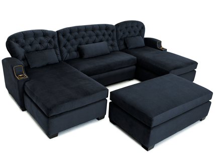 Monarch Media Room Sectional Sofa