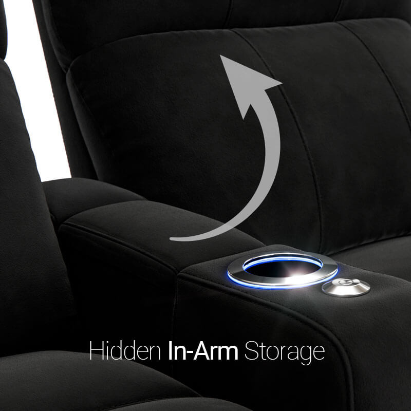 Armrest with Hidden Storage