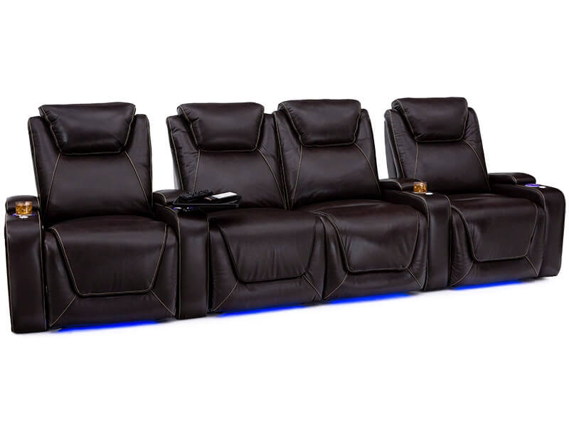 Seatcraft Pantheon Leather Big & Tall Home Theater Seating