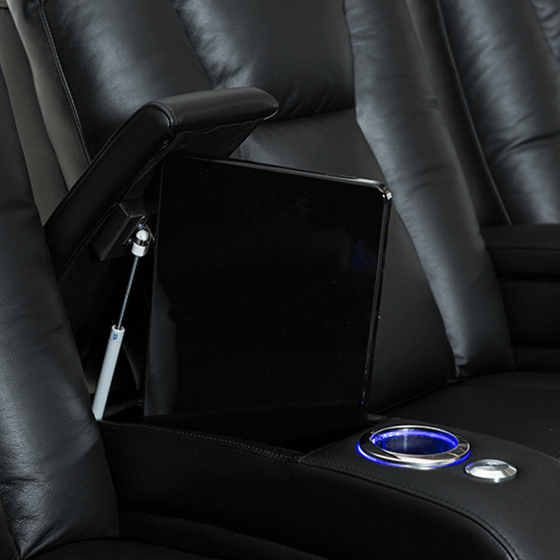 Seatcraft Serenity BACKROW Home Theater Seating including Hidden In-Arm Storage