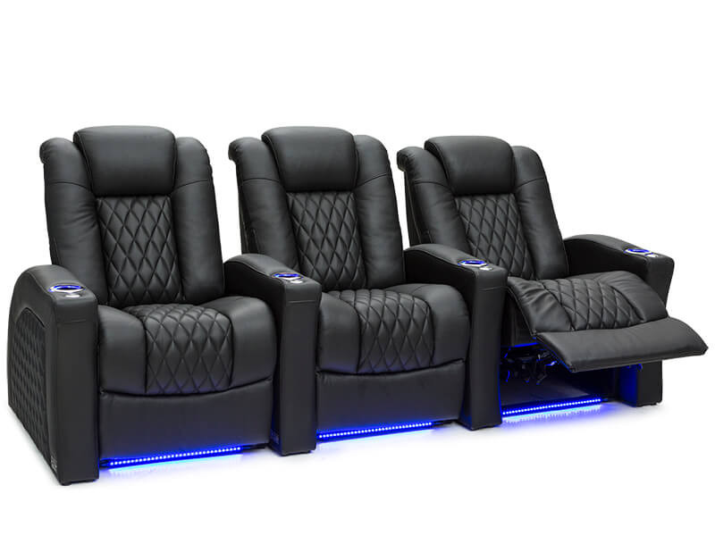 Stanza Black Row of 3