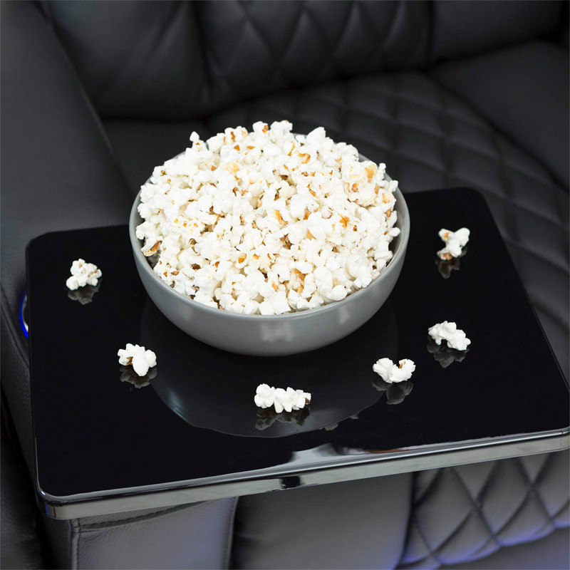 Black Stanza Swivel Tray Table