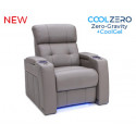 Kodiak CoolZeroᵀᴹ Italian Leather Home Theater Seating Single Recliner