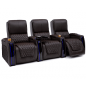 Seatcraft Apex Brown Row of 3 Home Theater Seats