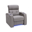 Kodiak Leather Home Theater Seating Single Recliner