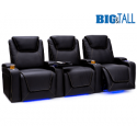 Pantheon Italian Leather Big & Tall Home Theater Seating