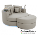 Swivel Cuddle Couch Home Theater Seating