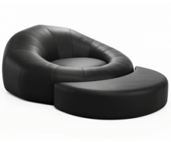 Home Theater Leather Cuddle Seat Furniture