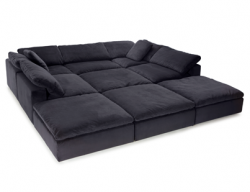 Seatcraft Heavenly Media Lounge U-Sectional Pit