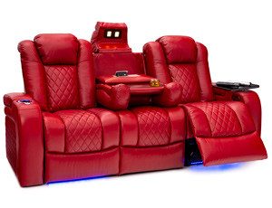 Seatcraft Anthem Sofa Italian Leather, Powered Headrest, Power Recline