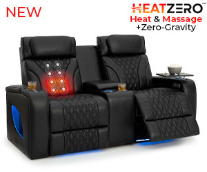 Armada LT HeatZeroᵀᴹ Italian Leather Home Theater Loveseat
