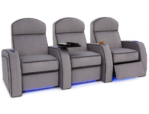 Cavallo Coda, Fabric, 20+ Colors, Power Recline, Straight Rows